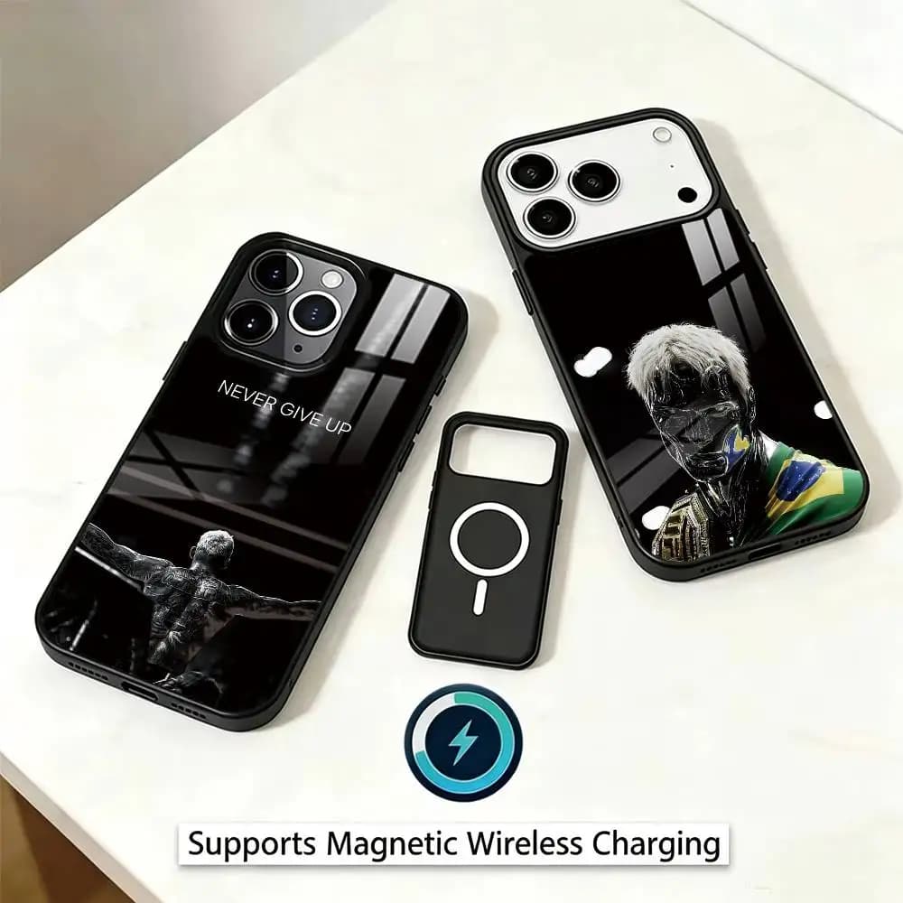 Boxing C-Charles Oliveira Phone Case For iPhone17,16,15,14,13,12,Plus,Pro Magnetic Supports Magnetic Wireless Charging