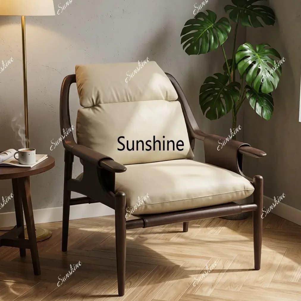 YYChinese classical single sofa chair living room casual tea room armrest