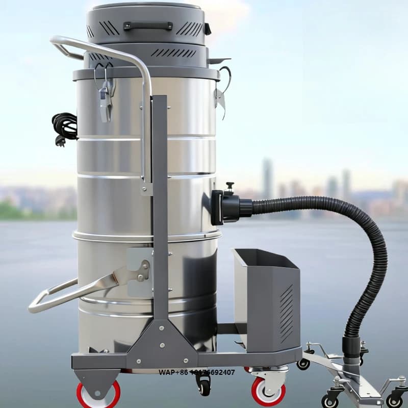 Workshop Industrial High-Power Vacuum Cleaner, Wet and Dry Dual-Use, Cordless Rechargeable, Hand-Push Type
