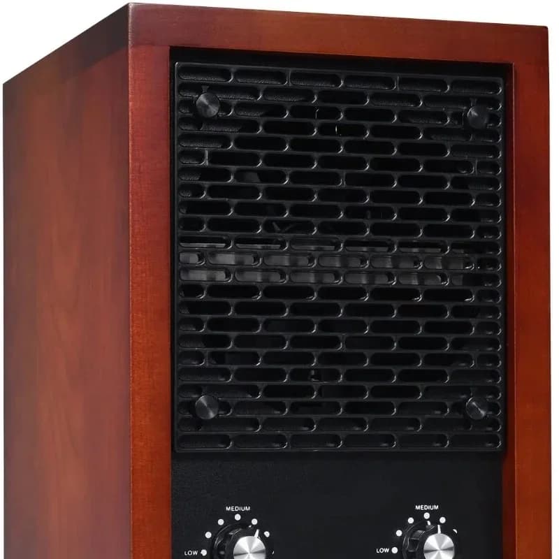 Real cherry wood cabinets with a 6-stage ozone purifier