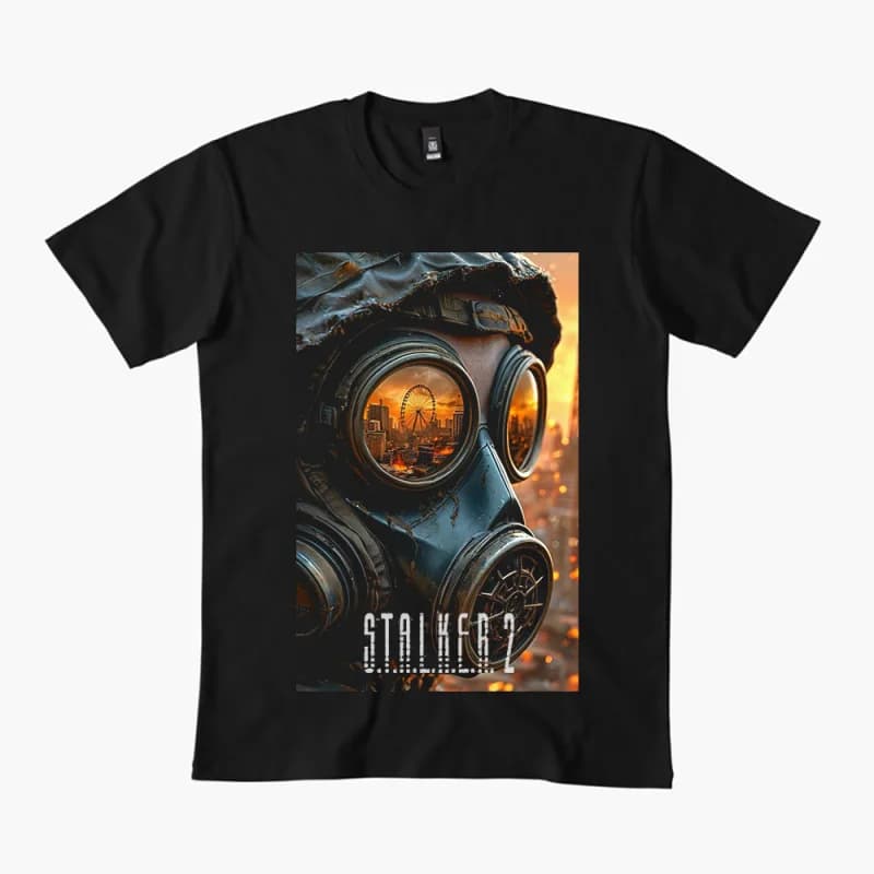 S.T.A.L.K.E.R. 2 Shadow of chernobyl 0401 Danger exclusion zone gift t shirt Pripyat game Stalker Graphic Clothes All size Tops