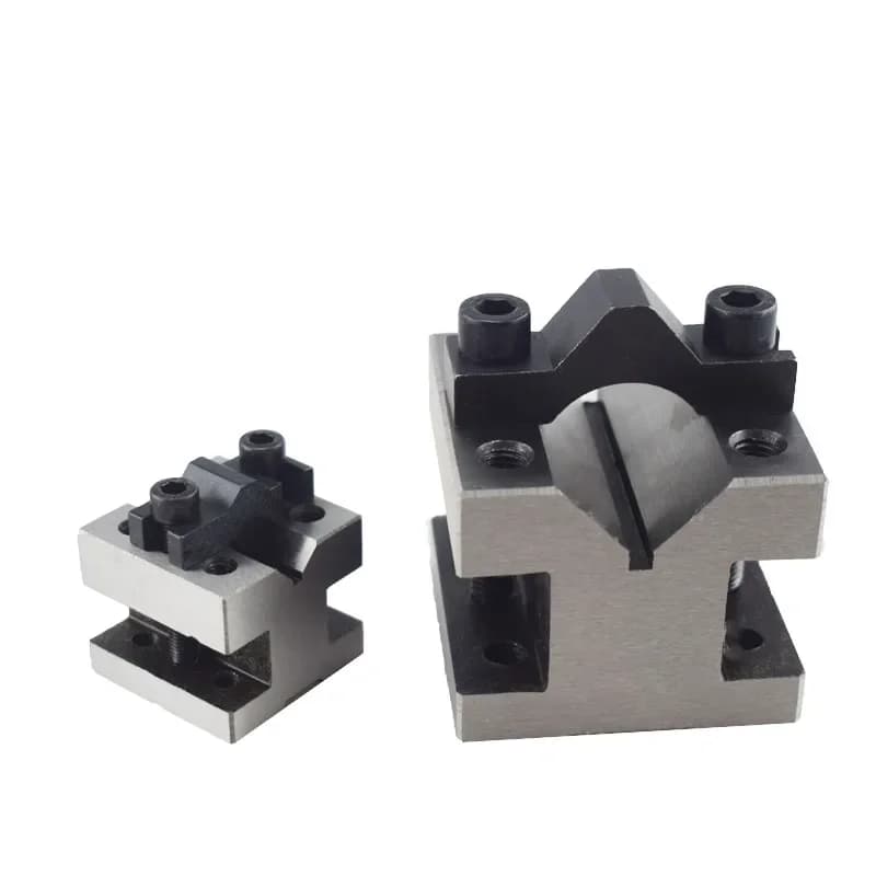 V-Block Ground Pair with Clamp Set Precision Matched Pair Precise 35x35x30mm 60x60x50mm 105x105x78mm