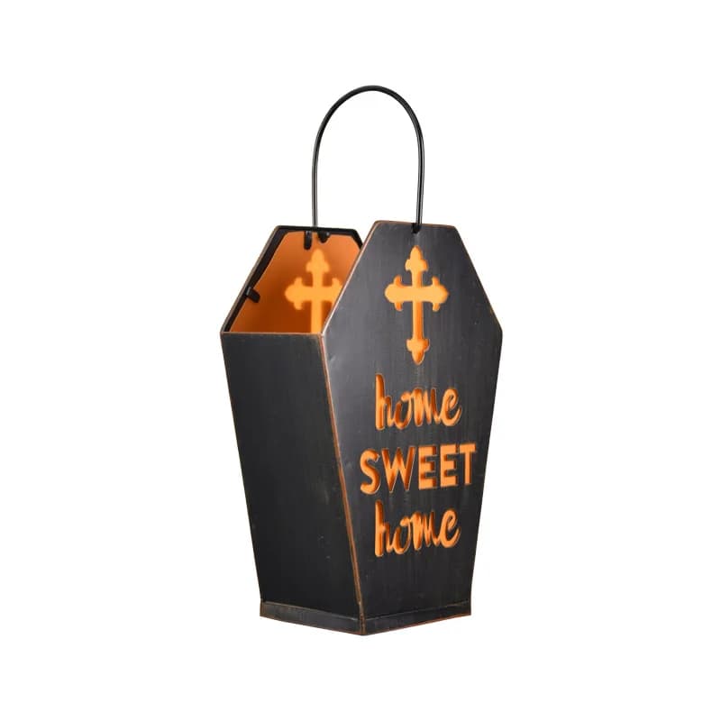 Halloween Ghost Festival Windlight Party Holiday Decoration Metal Crafts Pendant Laser Engraving