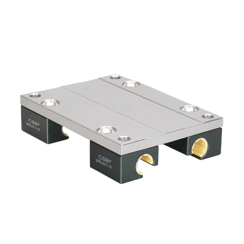 Fast Assembly And Light Weight Maintenance-free Dry-running Silent Operation WRC01 Round Guide Rail Carriages WRC01-10-40-200