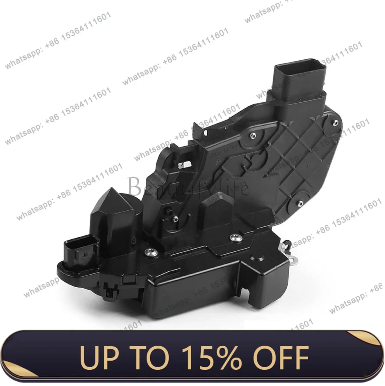 Zj. For automobiles, right front latch, door lock assembly actuator right front LR014100 LR091525