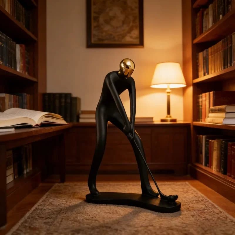 1pc Minimally designed athletic figurines for living rooms study rooms cabinets wine cabinets and decorative figures
