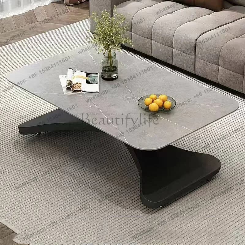 LD Standing Moving Side Table Luxury Modern Living Room Designer High   Writing Mesa Auxiliar Chinese Style Furniture