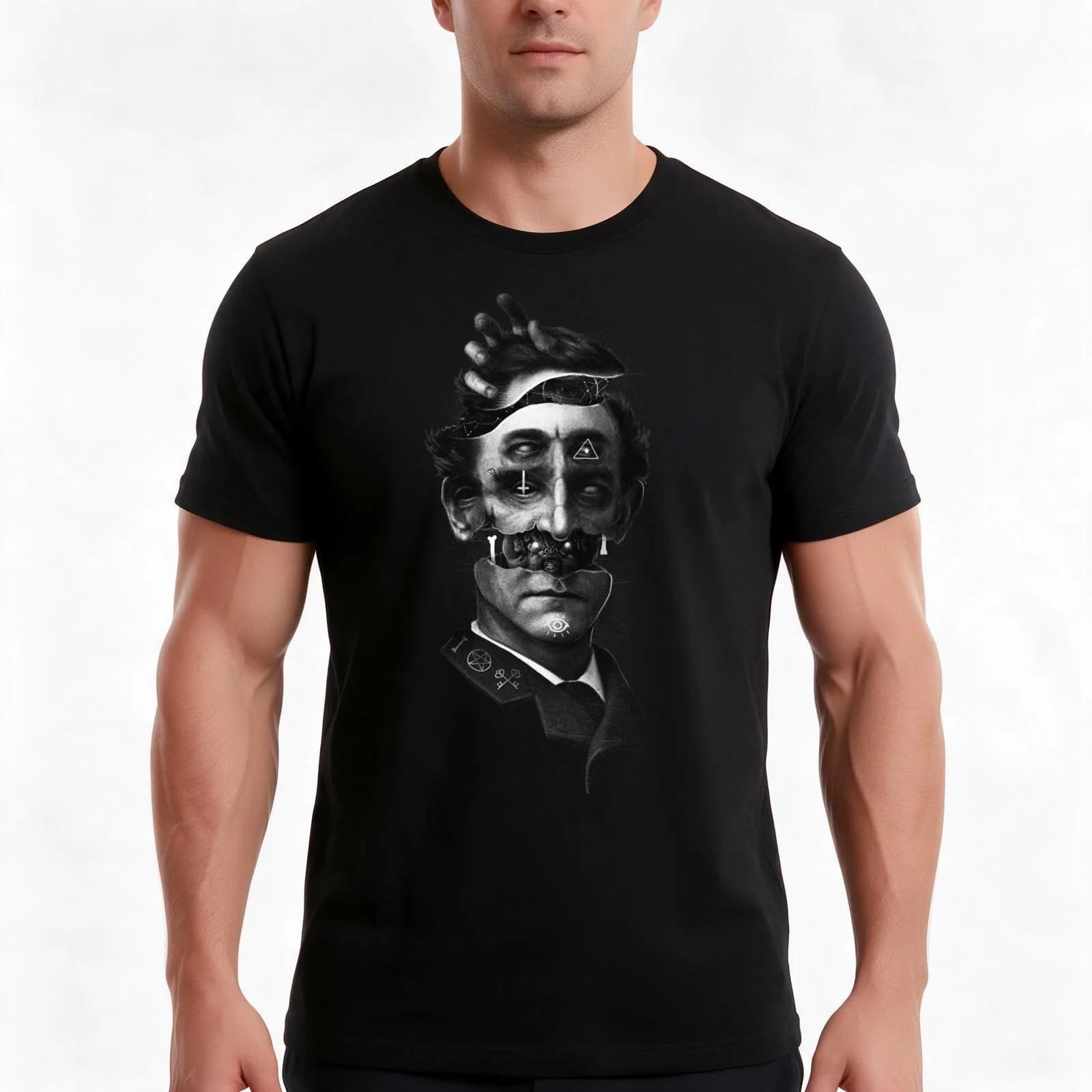 The Visionary T-Shirt, Summer Casual Cotton Tee, Oversized Streetwear Tops, Vintage Graphic Print, Loose Fit Short Sleeve