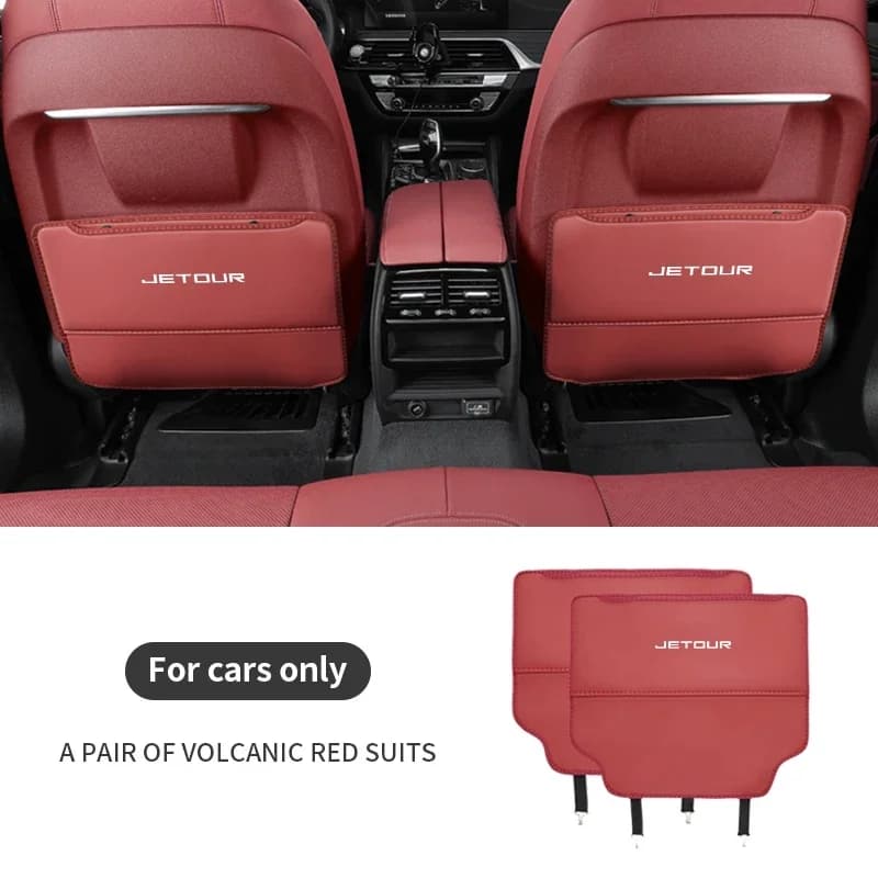 Auto Seat Back Anti‑Kick Mat Storage Pouch For Chery Jetour Dashing X70M Tiggo8 Pro Max Omoda C5 Jaecoo J7 Interior Storage Acce