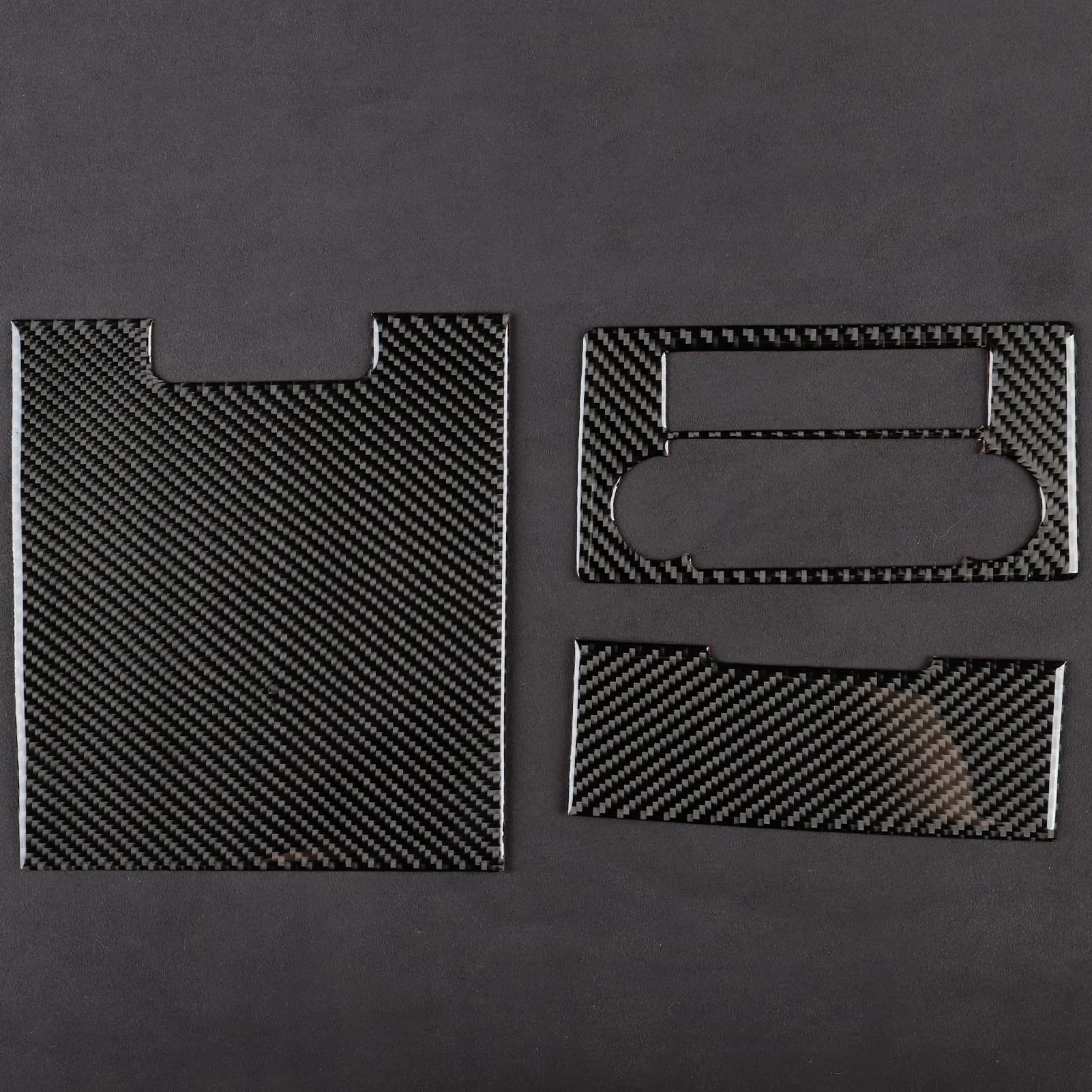 For Toyota Highlander 2008 2009 2010 2011 2012 2013 Carbon Fiber Rear Air Vent Panel Car Interior Accessorie Trim Sticker