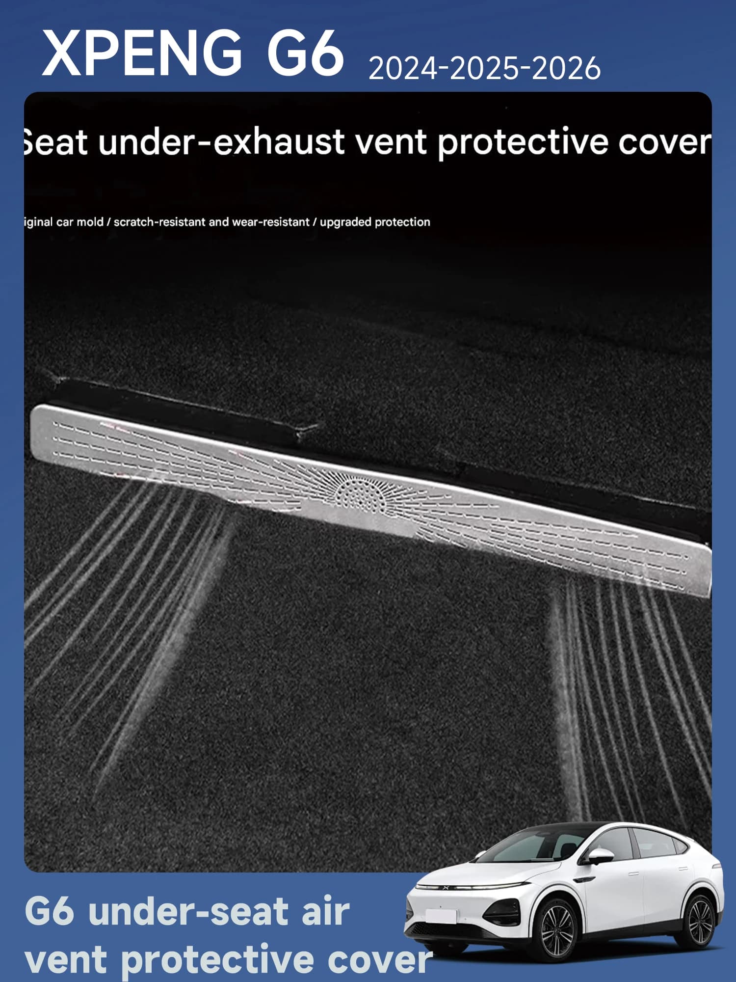 [Fast Shipping] XPENG G6 Under-Seat Air Vent Cover