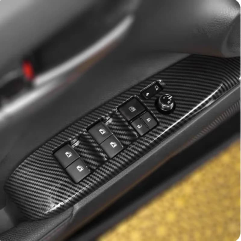 LHD For Toyota Camry 70 XV70 2018- 2023 Hybrid Car Window Glass Lift Switch Panel Armrest Cover Trim Accessories