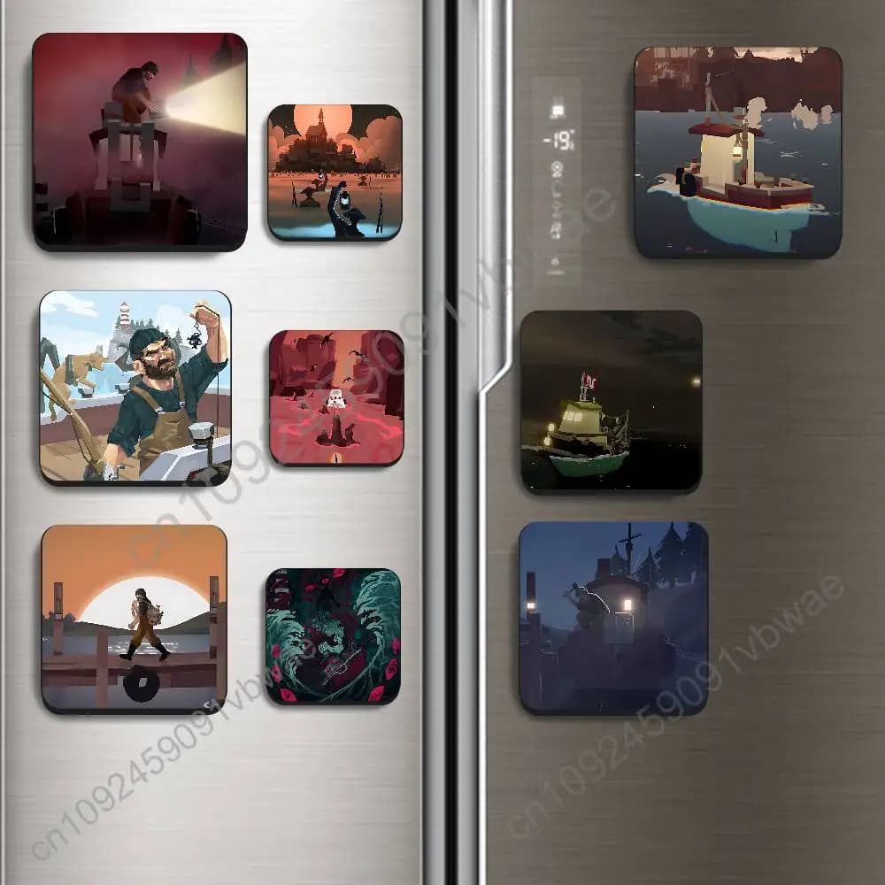 GAME Dredge BestSelling Refrigerator Magnetic Sticker Fridge Magnets Adhesive to Metal Surfaces Leaves No Residue