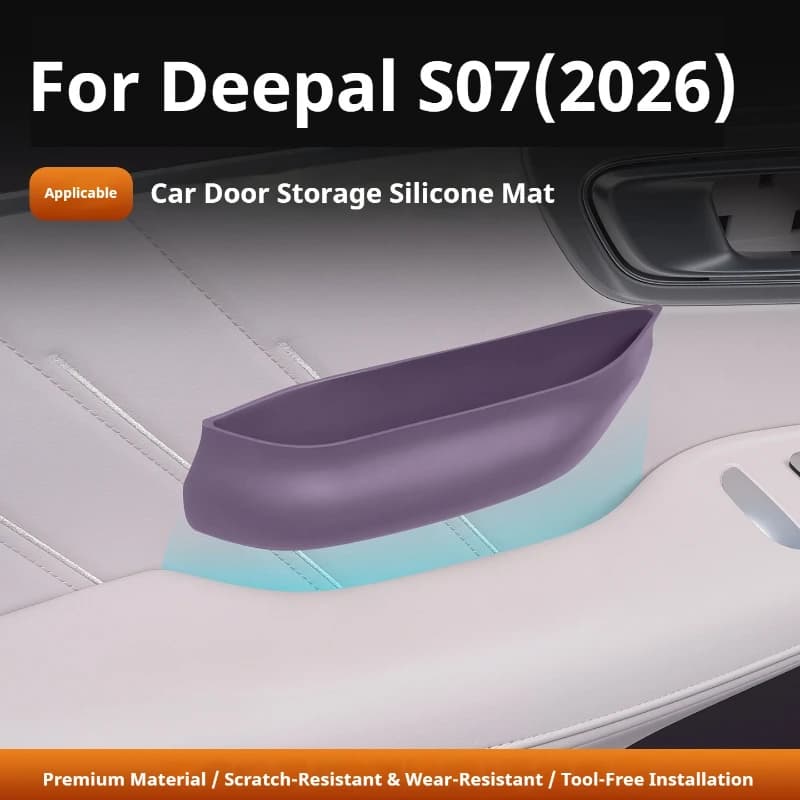 For Changan Deepal S07 2026 Inner Door Handle Storage Compartment Wear Resistant Silicone Pad Umbrella Storage Box Car Interior