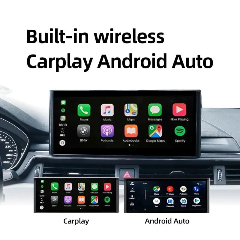Android 11 10.25" IPS Touch Screen Car GPS Navigation 4+64g 8core Head Unit DSP Split Screen Reversing Camera 1-Year Warranty