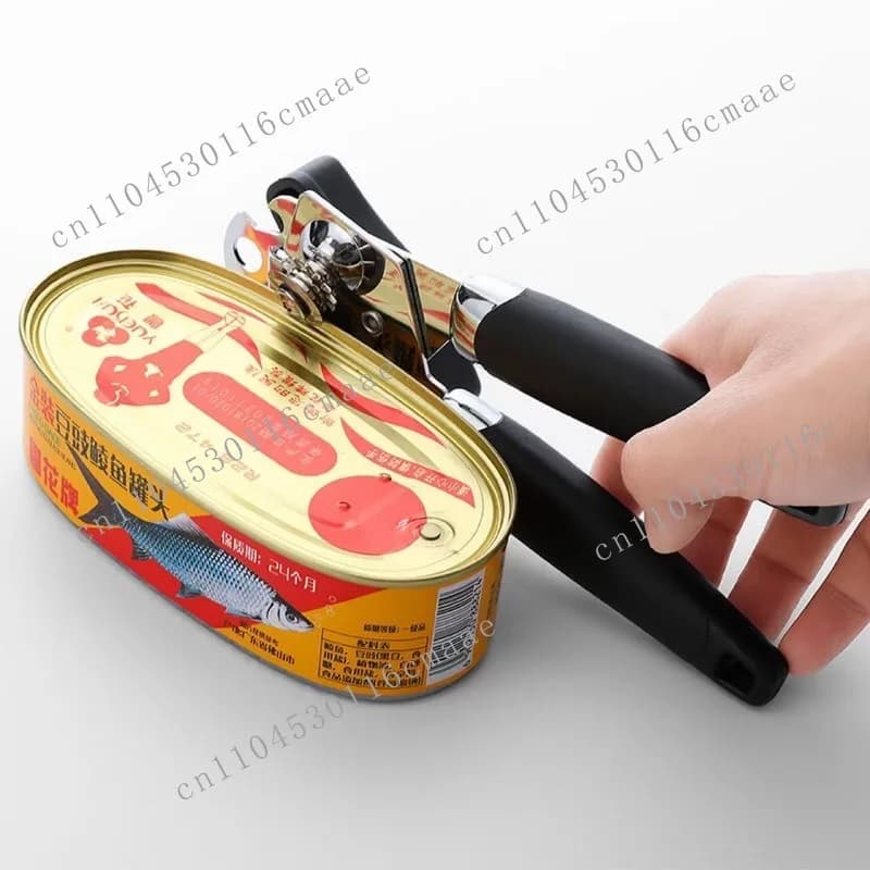 Can opener manual three-in-one multifunctional kitchen bottle opener, stainless steel can knife tool, multi-purpose