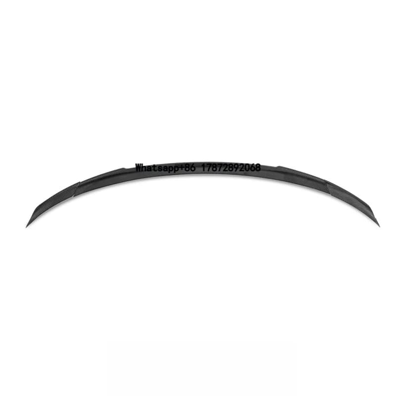 Dry Carbon Fiber Parts Ducktail Rear Spoiler Trunk Lip for  Taycan 4S