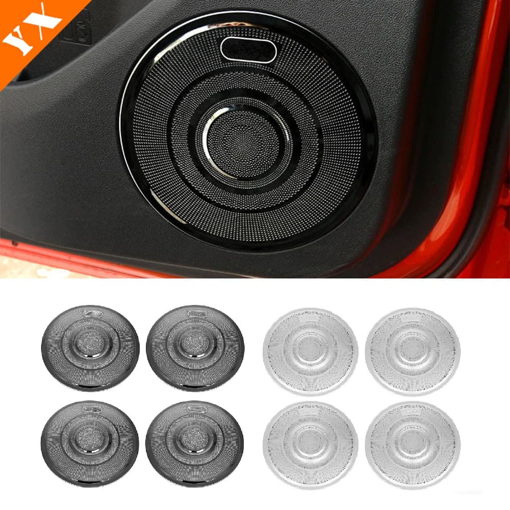 For GWM Tank 300 accessories Tank 300 2025 Stainless Car Door Speaker Cover Trim Front Reading Sound Horn Anti Hit