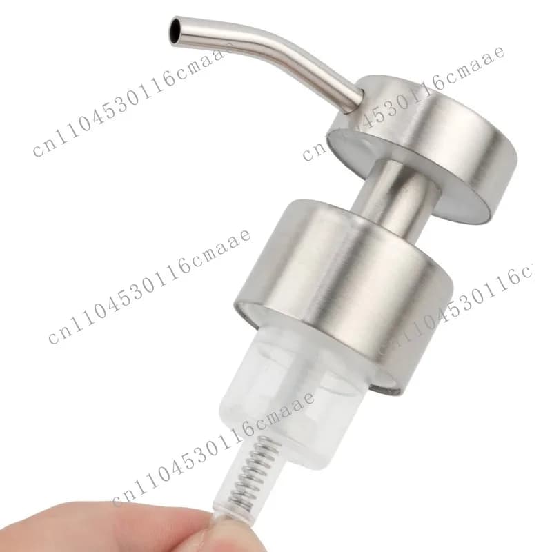 28Mm Metal Soap Cosmetic Water Pump Sprayer for Brown Foam Bathroom Shower Pump Bottle