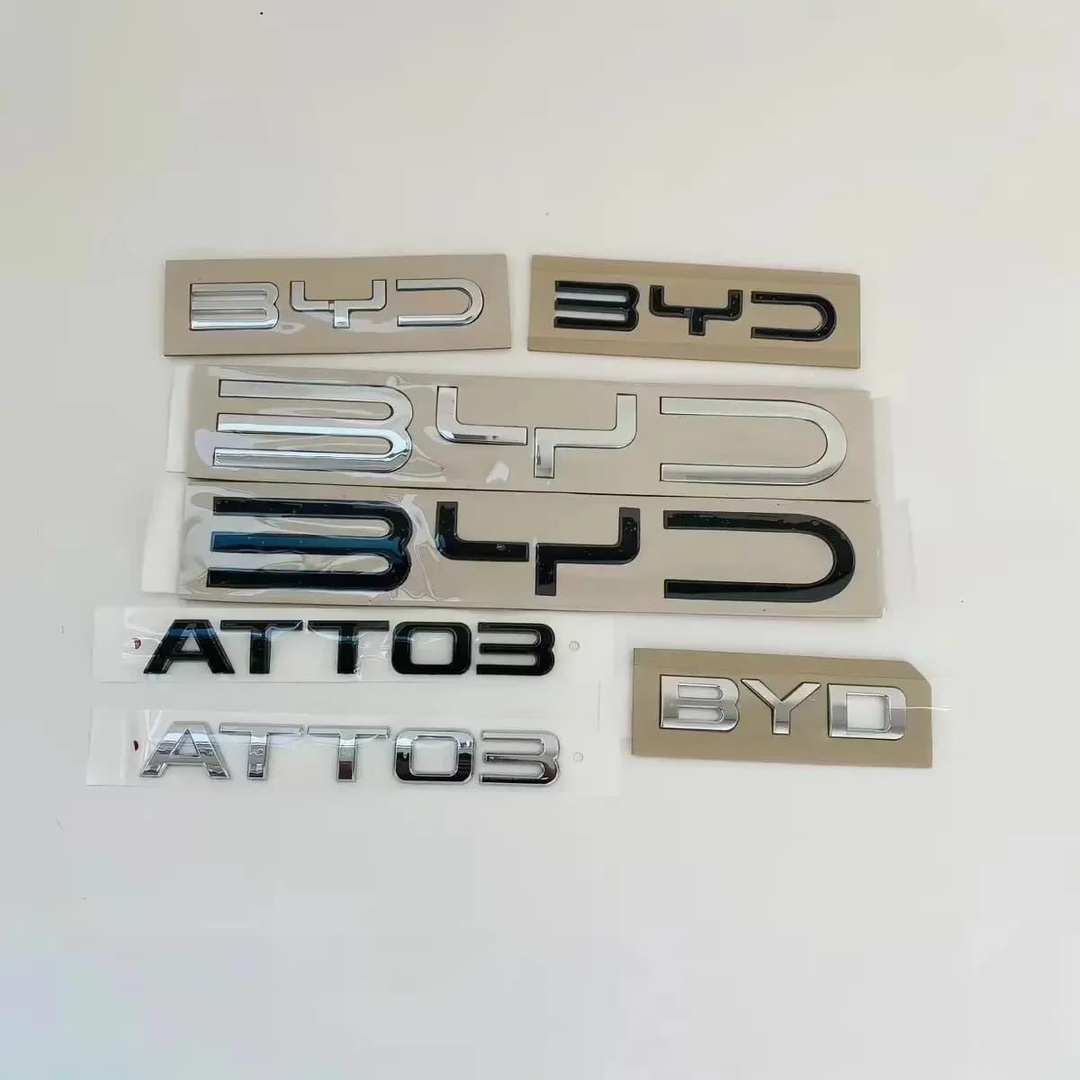 For BYD Sealion7 Overseas Seal Logo 3D ABS Black Logo ATTO2 Tail Logo Blackening Modification Parts