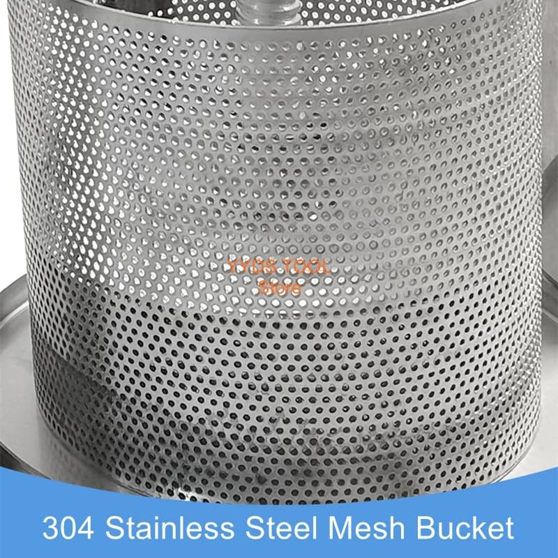 304 Stainless Steel Honey Press Home Use Juicer Circular Cake Press Manual Small-Scale Distillers Grains Press