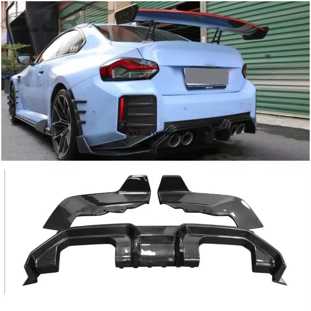 Dry Carbon Fiber Rear Diffuser for M2 G87 2023 and up