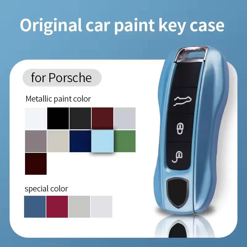 For Porsche Cayenne 9ya 92a Panamera 971 911 Targe Taycan Macan 95b Cayman 718 Boxster 2014-2025 Car Remote Smart Key Case Cover