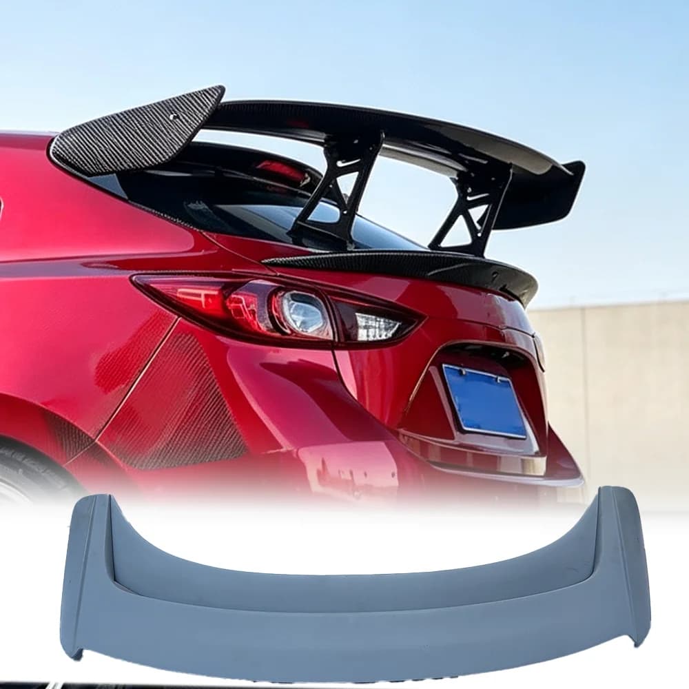 Suitable for Angksaila 14-19 models, original carbon brazed rear spoiler luggage compartment rear wing car modification accessor