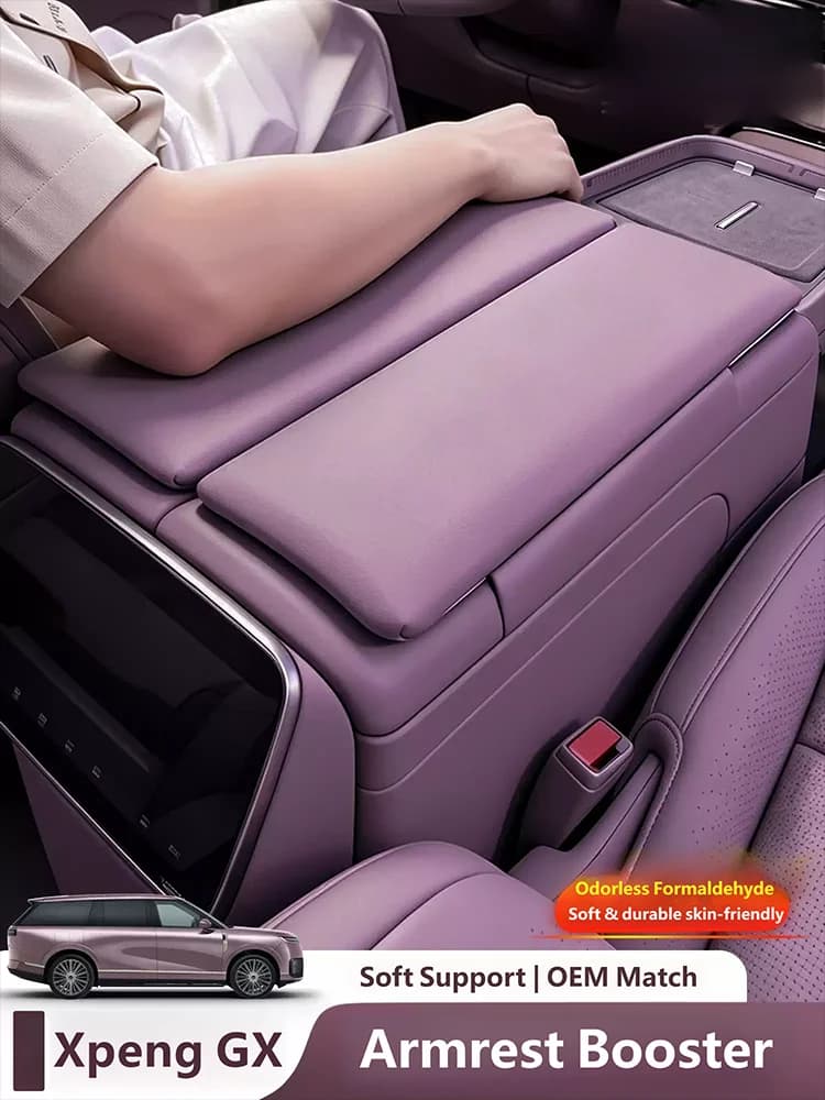 For Xpeng GX 2026 2027 Car Armrest Box Heightening Pad Central Protective Cover Accessories Car Decoration Product