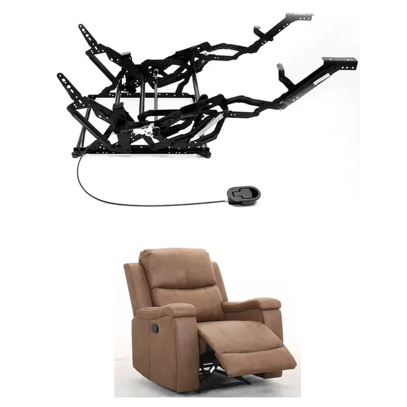 Metal floor furniture Sofa seat Manual reclining frame Sofa reclining chair Parts mechanism