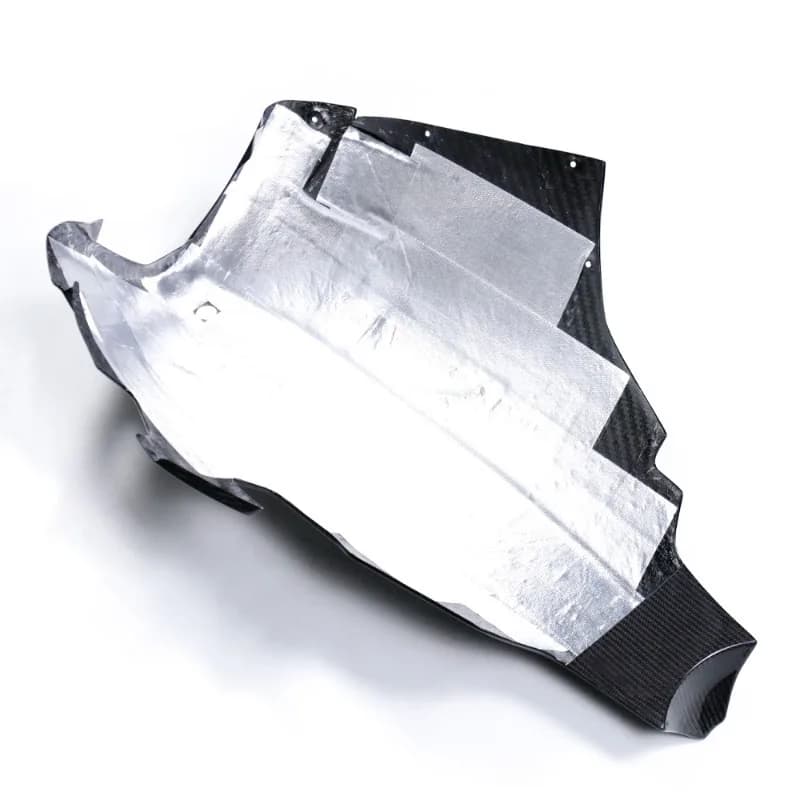Motorcycle carbon fiber lower diversion belly pot modification parts