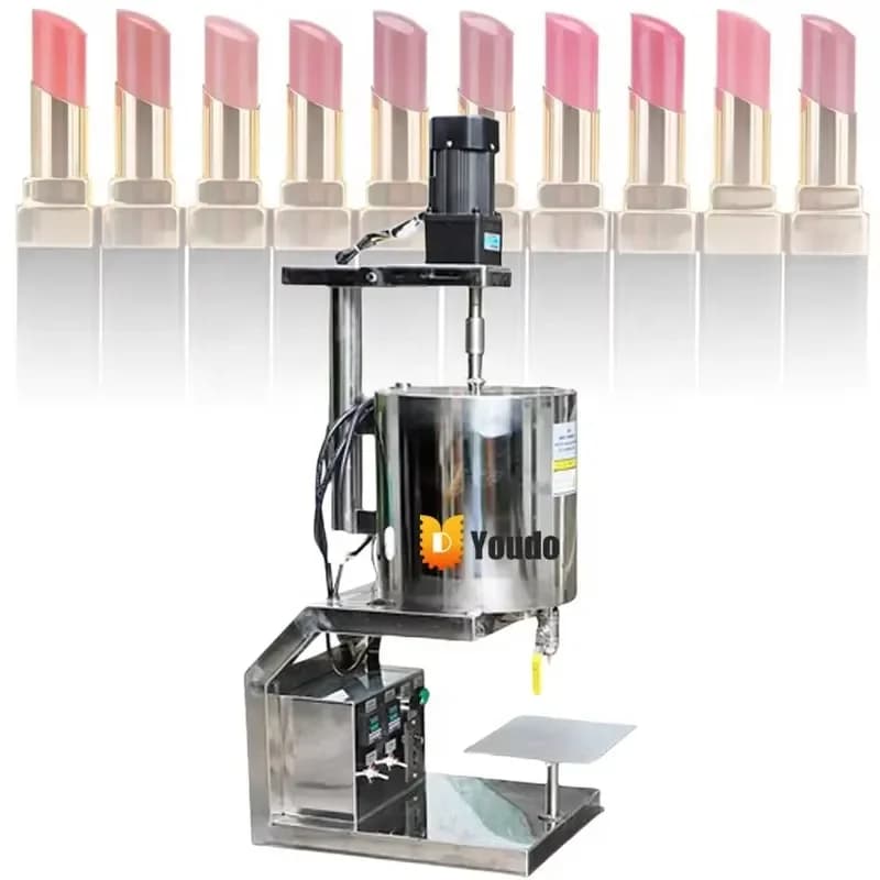 Semi Auto Diy Silicone Mold Lip Balm Melting Filler Lipstick Filling Making Machine For Home Small Business