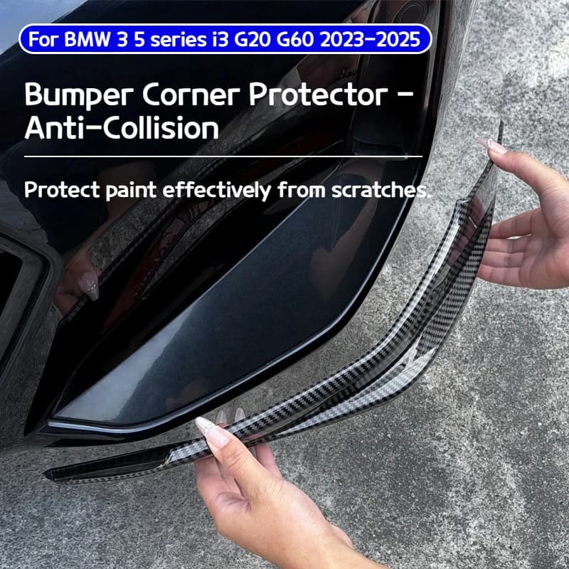 For BMW3 5seriesi3i5 G20 G60 2023-2025 Front bumper guard front fender anti-collision strip front lip wrap accessories and parts