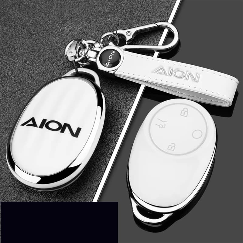 For GAC Aion V  RT  UT  Y  S 580 2026 TPU Key Case, Soft Silicone Remote Key Cover, Anti-Scratch Protective Shell with Keychain