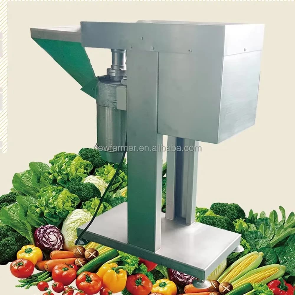 Industrial Fruit Vegetable Crusher Machine 300-500kg/h High Efficiency Stainless Steel Grinder for Commercial Food