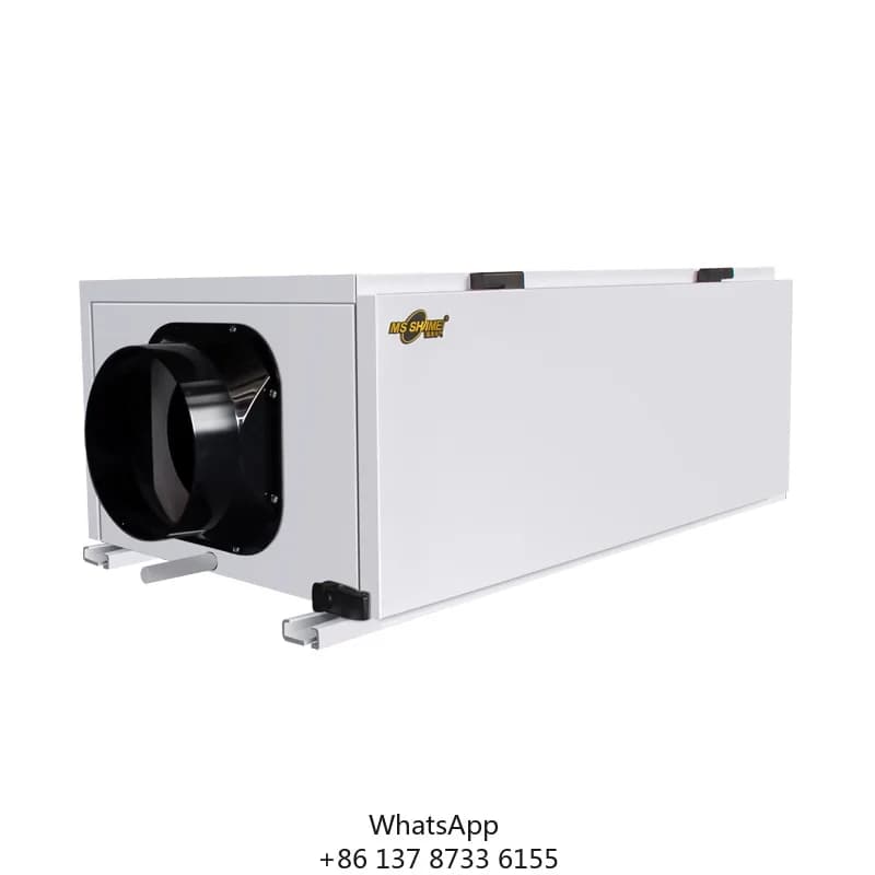 High Performance Ceiling 56 Liter Ducted Dehumidifier 110v Indoor Pool Dehumidifier Ducted Type