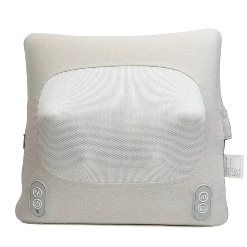 Cordless Shiatsu Neck and Back Massager, 3D Deep Tissue Kneading Back Massage Pillow with Heat
