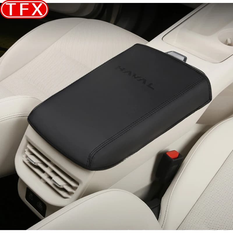 For Haval New H6 4th Gen 2025 2026 Car Styling Central Armrest Box Protective Leather Cover Anti-dirty Cover Auto Accessories