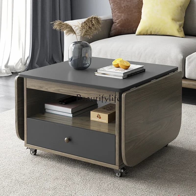 x4 Folding coffee table dining table dual-purpose simple modern creative multi-functional movable furniture