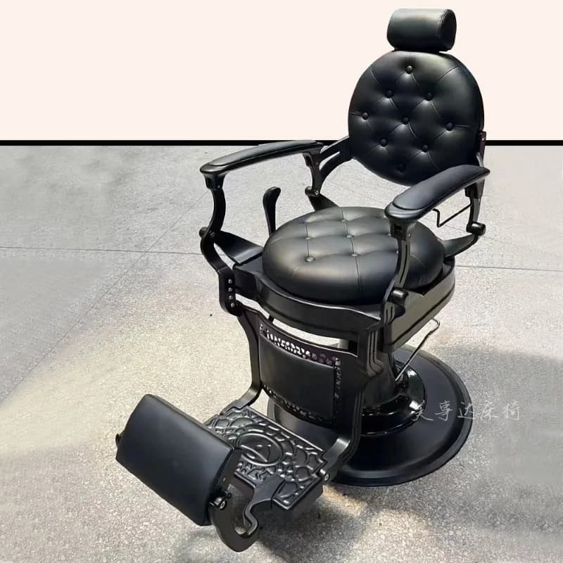 Hair salon men's hair cutting chair hair salon special health oil head down shaving and shaving class chair