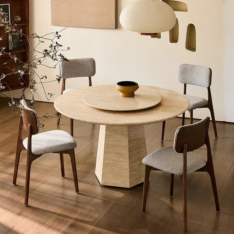 Nordic modern design solid wood dining chair fabric upholstered dining room furniture for hotel family apartment family kitchen