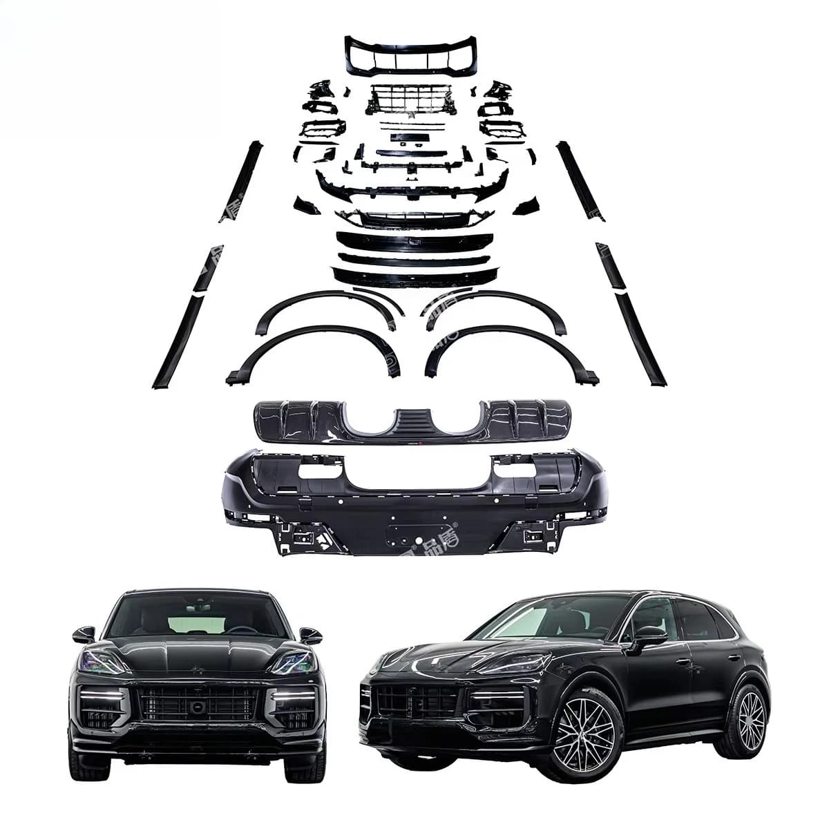 STLF Top Quality Body Kit for 025 Porsches Cayennes 9Y0 Facelift Upgrade 2024 Turbos GT Car Bumpers Auto Body Systems PP Tuning