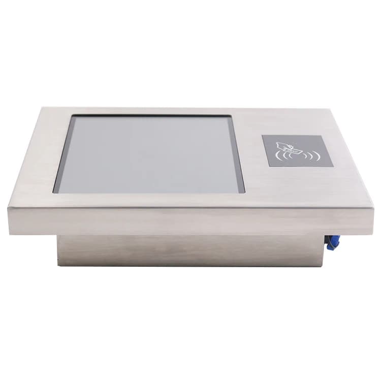 Customized Industrial Control Outdoor 10.4 Inch Wall Mount Waterproof RFID Reader All Stainless Steel Panel PC