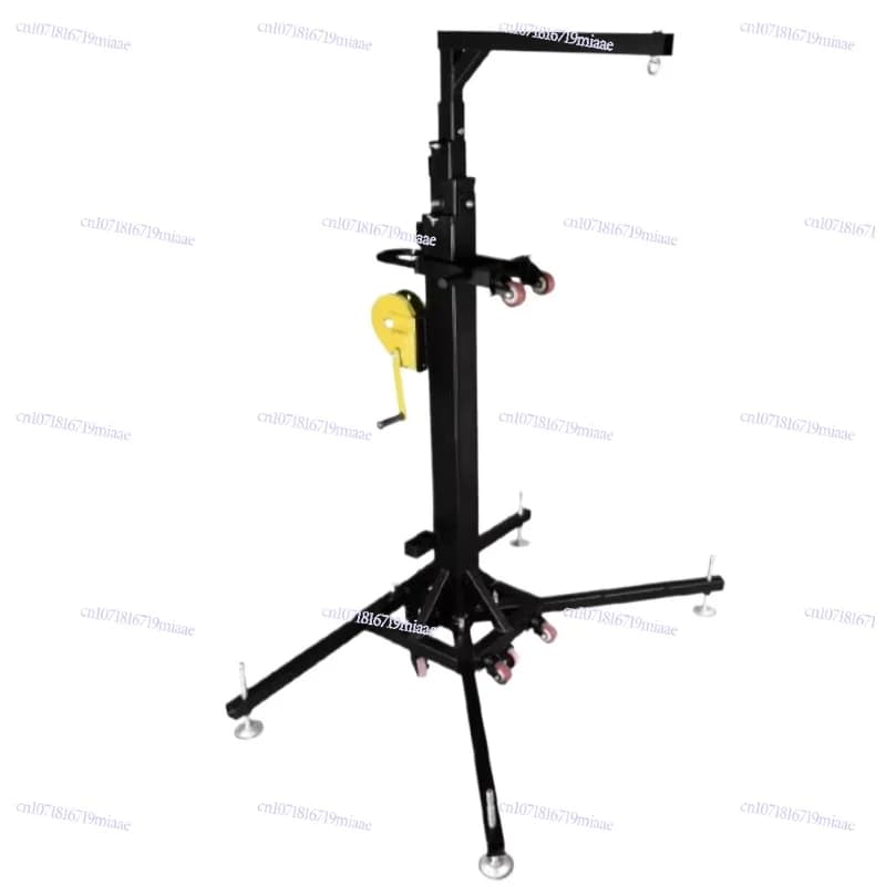 Heavy duty crank lift tower, 300 kg, adjustable height, line array lift