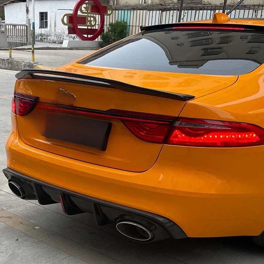 Suitable For 2016-2020 Jaguar XFL Modified RS Carbon Fiber Rear Lip Small Surround Car Exterior Accessories