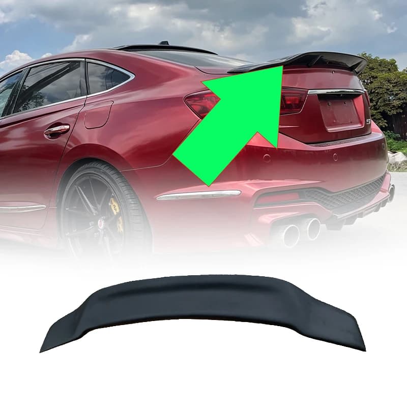Rear Tail Spoiler For 09‑13 15‑17 Spirior Car Trunk Wing Lip Auto Exterior Body Kits Modification Accessory Rear Boot Spoiler