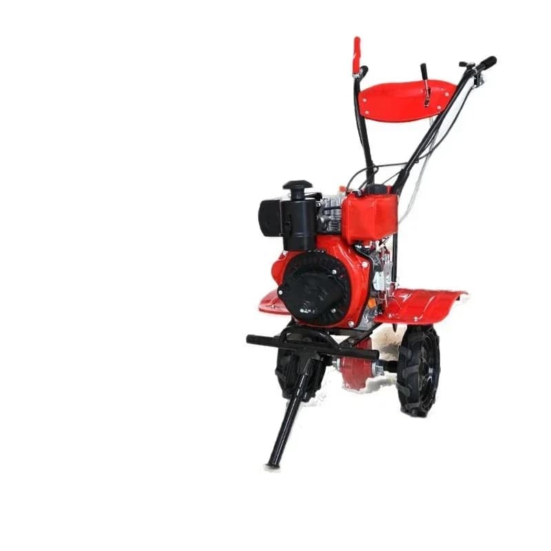 Power plowing micro-tiller, micro rotary tiller weeding