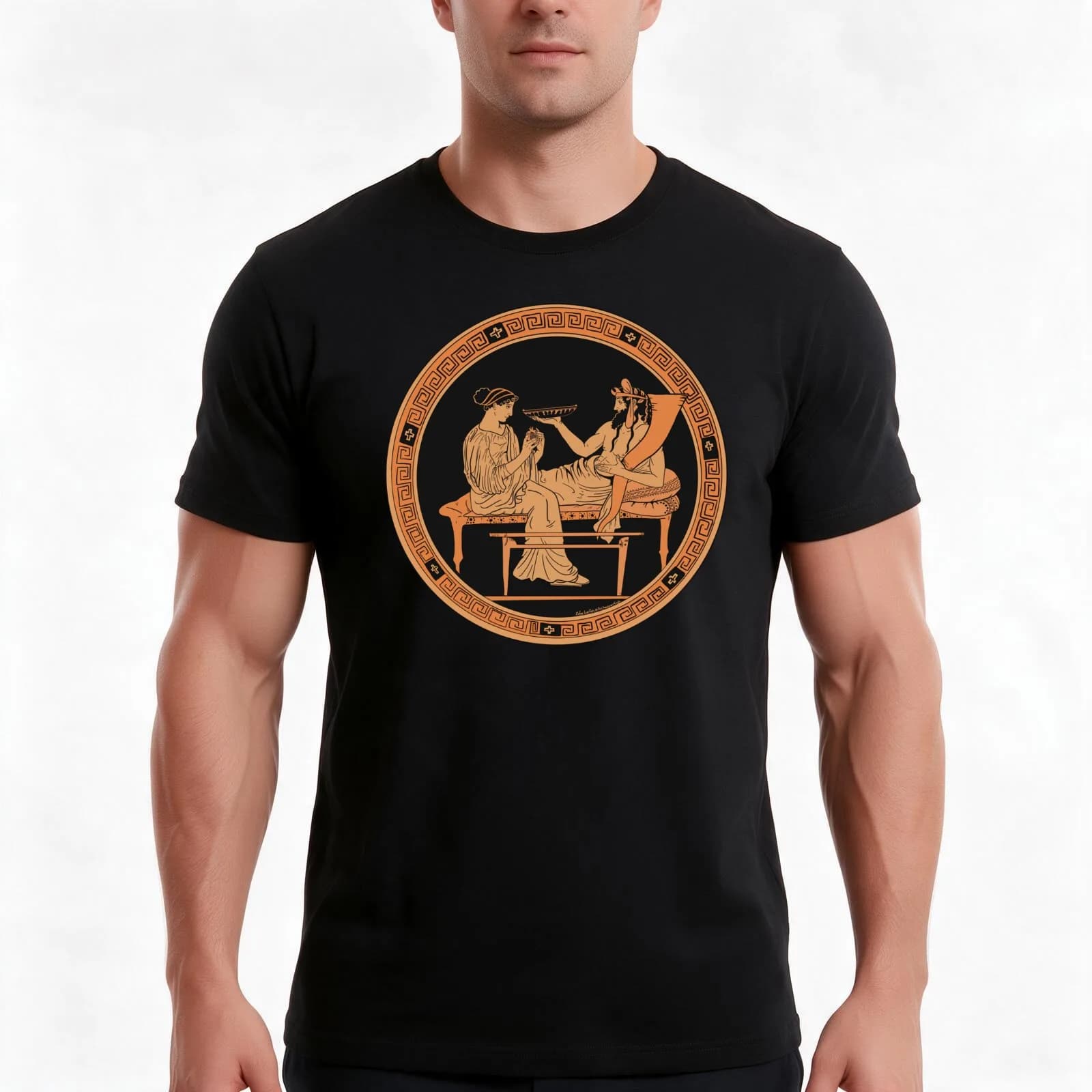Persephone and Hades T-Shirt, Summer Casual Cotton Tee, Oversized Streetwear Tops, Vintage Graphic Print, Loose Fit Short Sleeve
