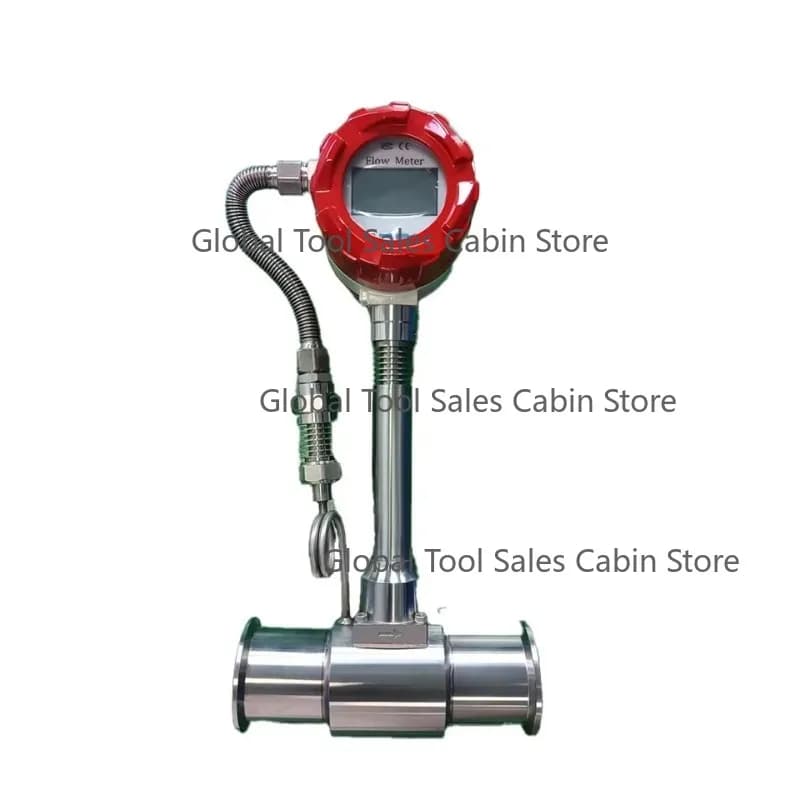 Clamp Connection High Accuracy  Flow Meter with Temperature and Pressure Compensation for Liquid and  Measuring