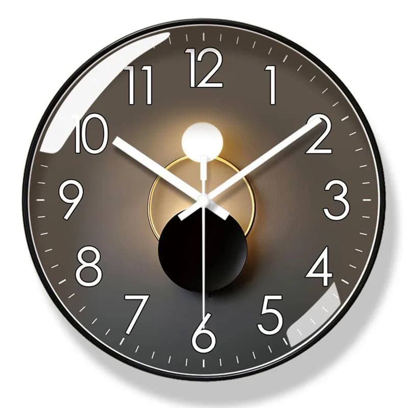 Nordic Household Clocks Wall Home Decor Simple Modern Light Luxury Wall Clocks Living Room and Study Bedroom Decorations